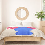 Blueberry Vase & French Fuchsia Leaves: Vases & Stuff 03 Duvet Cover Gallery Image 3