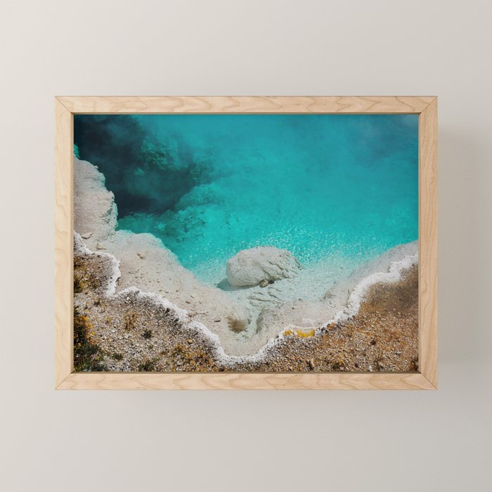 West Thumb Geyser Thermal Pool Mini Art Print Gallery Image 1