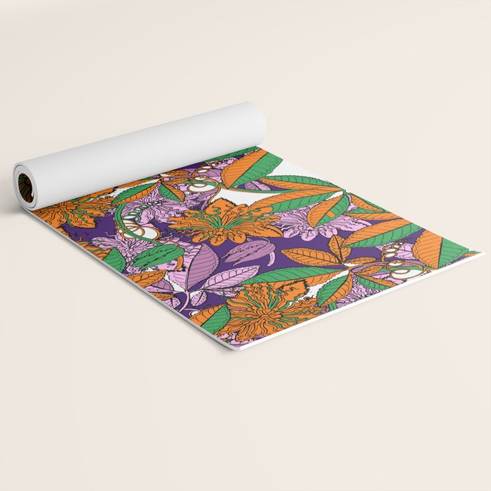 Vintage 1970s Yoga Mat Gallery Image 2