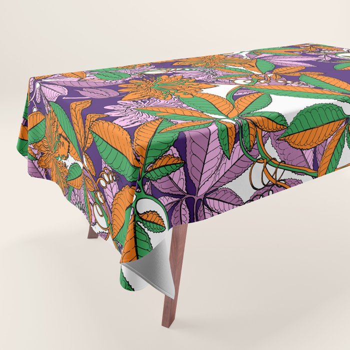 Vintage 1970s Tablecloth Gallery Image 1