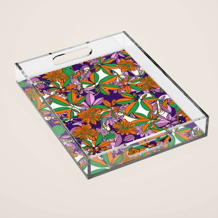 Vintage 1970s Acrylic Tray Gallery Image 1