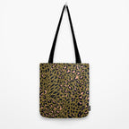 Leopard Spots Olive Tote Bag Gallery Image 2