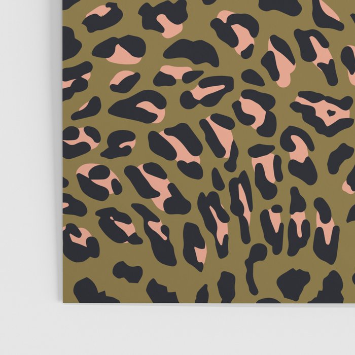 Leopard Spots Olive Poster Gallery Image 3