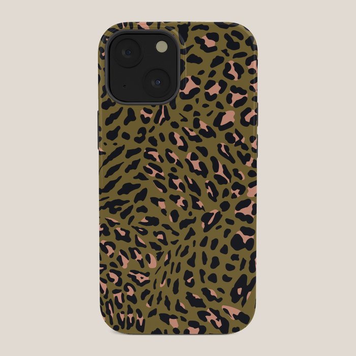 Leopard Spots Olive iPhone Case Gallery Image 34