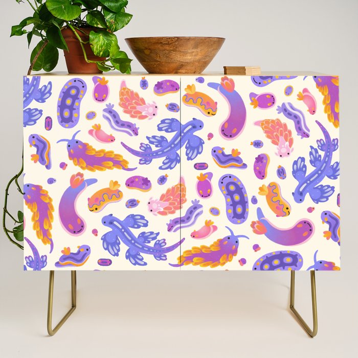 sea slug - pastel Credenza Gallery Image 1