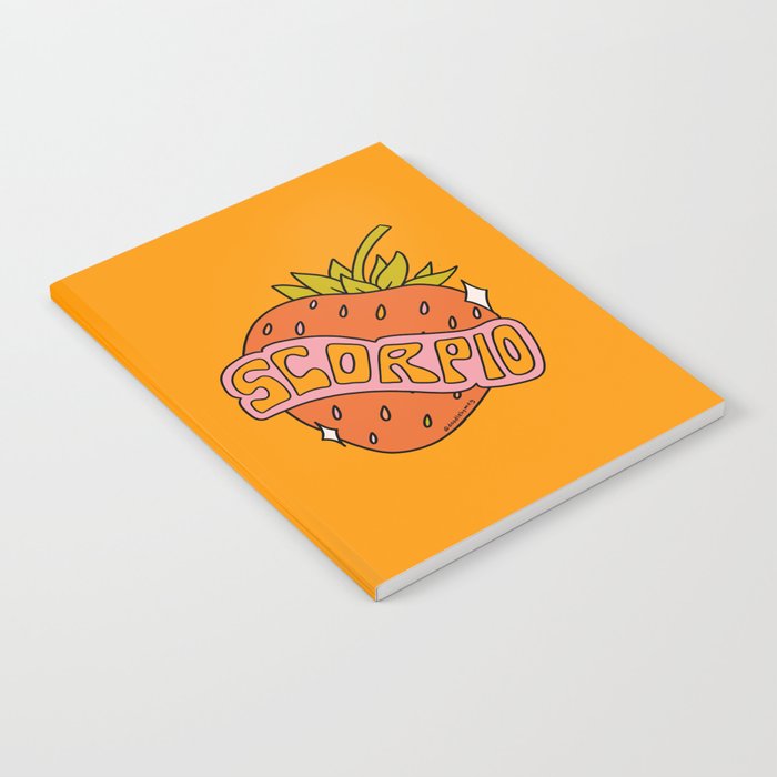 Scorpio Strawberry Notebook Gallery Image 2