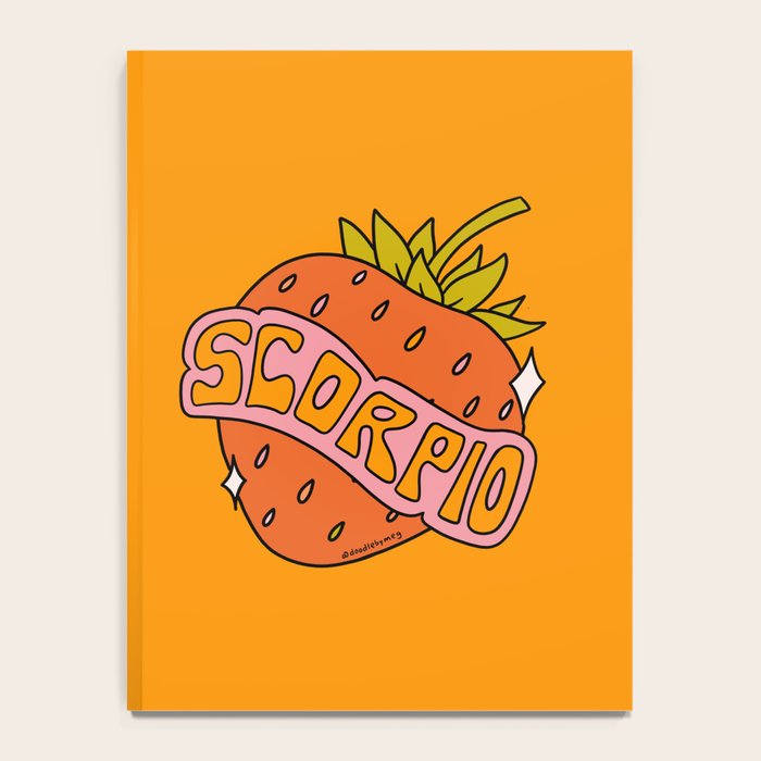 Scorpio Strawberry Notebook Gallery Image 4