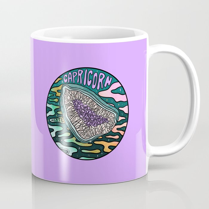 Capricorn Crystal Coffee Mug Gallery Image 1