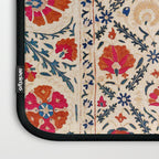 Kermina Suzani Uzbekistan Floral Embroidery Print Laptop Sleeve Gallery Image 3