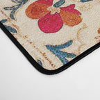 Kermina Suzani Uzbekistan Floral Embroidery Print Desk Mat Gallery Image 4
