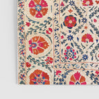 Kermina Suzani Uzbekistan Floral Embroidery Print Poster Gallery Image 3