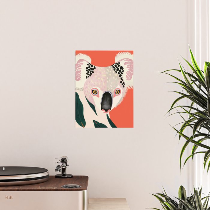 Koala Portrait Poster Gallery Image 2