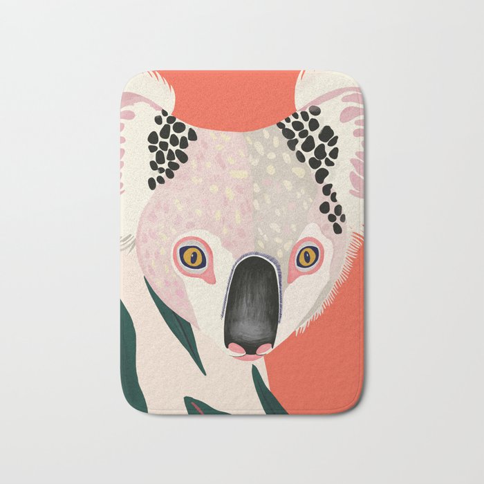 Koala Portrait Bath Mat Gallery Image 1