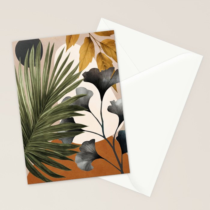 Abstract Tropical Art 17 Stationery Card Gallery Image 2