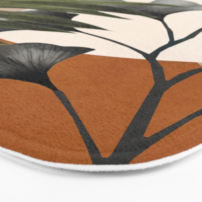 Abstract Tropical Art 17 Bath Mat Gallery Image 3