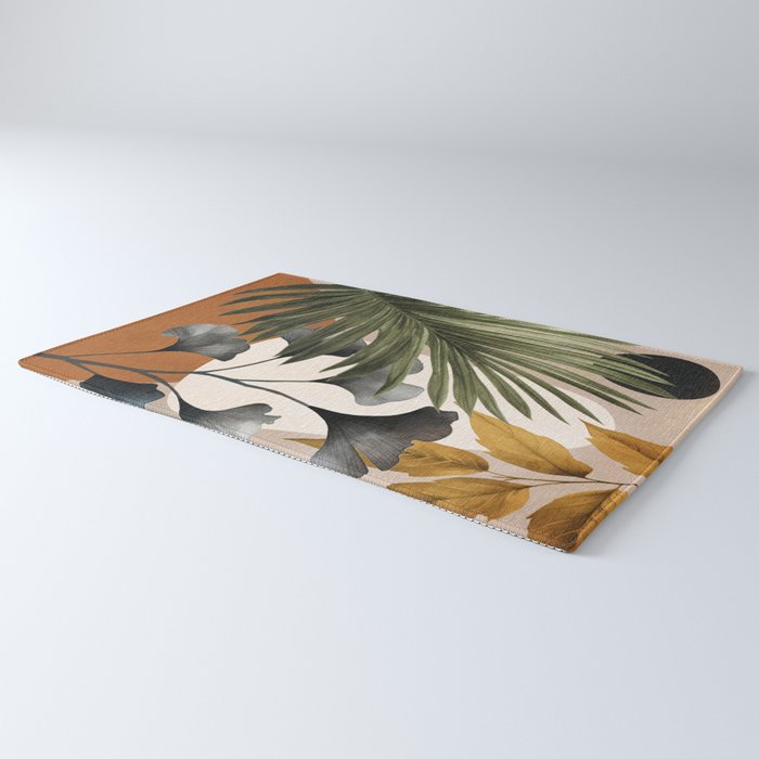 Abstract Tropical Art 17 Rug Gallery Image 3