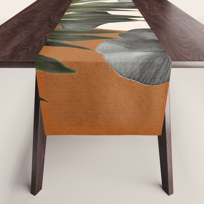 Abstract Tropical Art 17 Table Runner Gallery Image 1