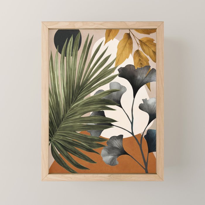 Abstract Tropical Art 17 Mini Art Print Gallery Image 1