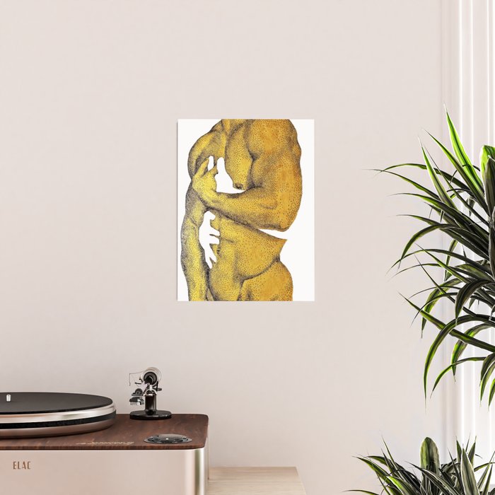 Echoes - NOODOOD painting (gold doesn't print shiny) Poster Gallery Image 2