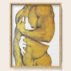 Echoes - NOODOOD painting (gold doesn't print shiny) Serving Tray Gallery Image 1