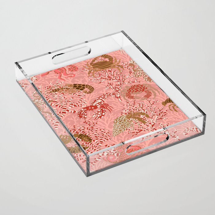 Vibrant coral reef Acrylic Tray Gallery Image 1