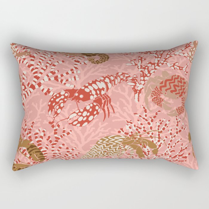 Vibrant coral reef Rectangular Pillow Gallery Image 2