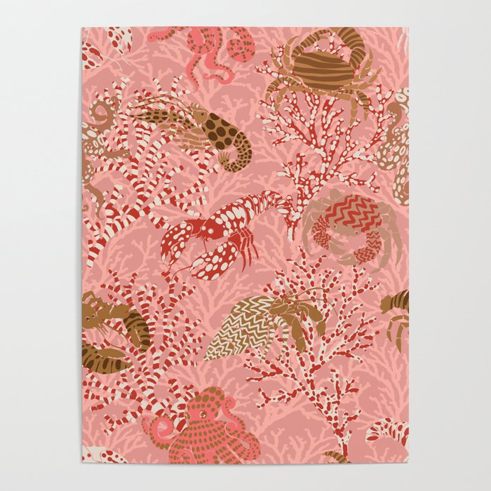 Vibrant coral reef Poster Gallery Image 1