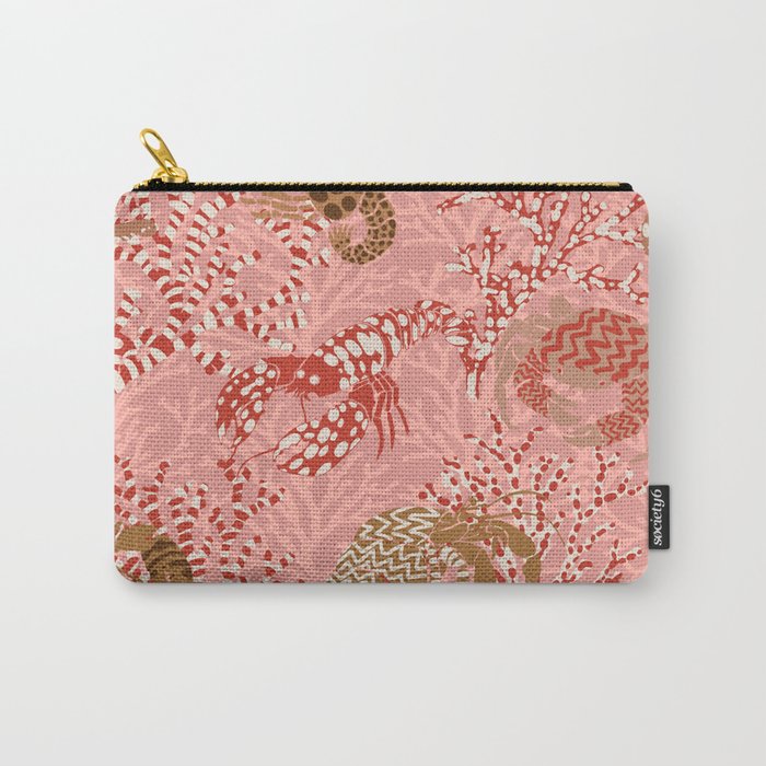Vibrant coral reef Carry All Pouch Gallery Image 1