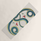 Albertus Seba Snakes Flowers Engraving Yoga Mat Gallery Image 1