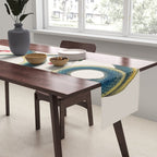 Albertus Seba Snakes Flowers Engraving Table Runner Gallery Image 2