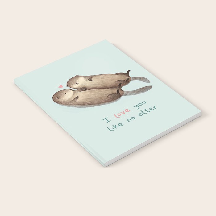 I Love You Like No Otter Notebook Gallery Image 2