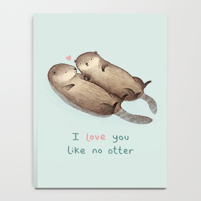 I Love You Like No Otter Notebook Gallery Image 4