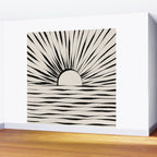 Minimal Sunrise / Sunset Wall Mural Gallery Image 2