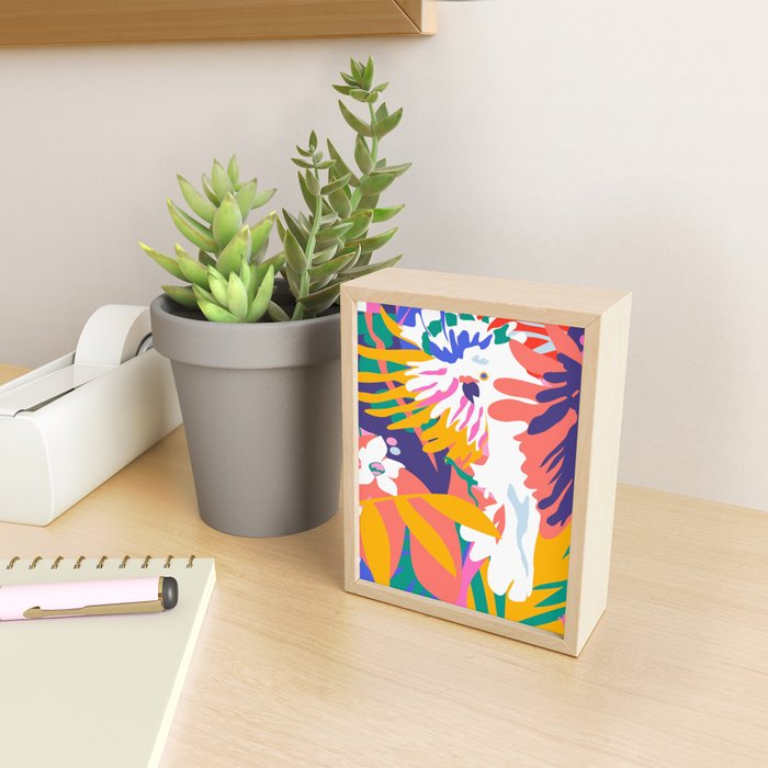 cockatoo tropic shift Mini Art Print Gallery Image 2