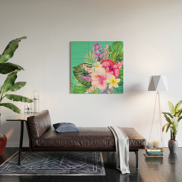 Tropical Vibe Wood Wall Art Gallery Image 2