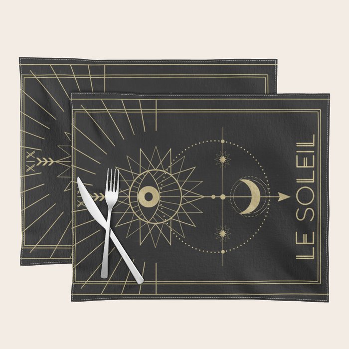 Le Soleil or The Sun Tarot Placemat Gallery Image 1