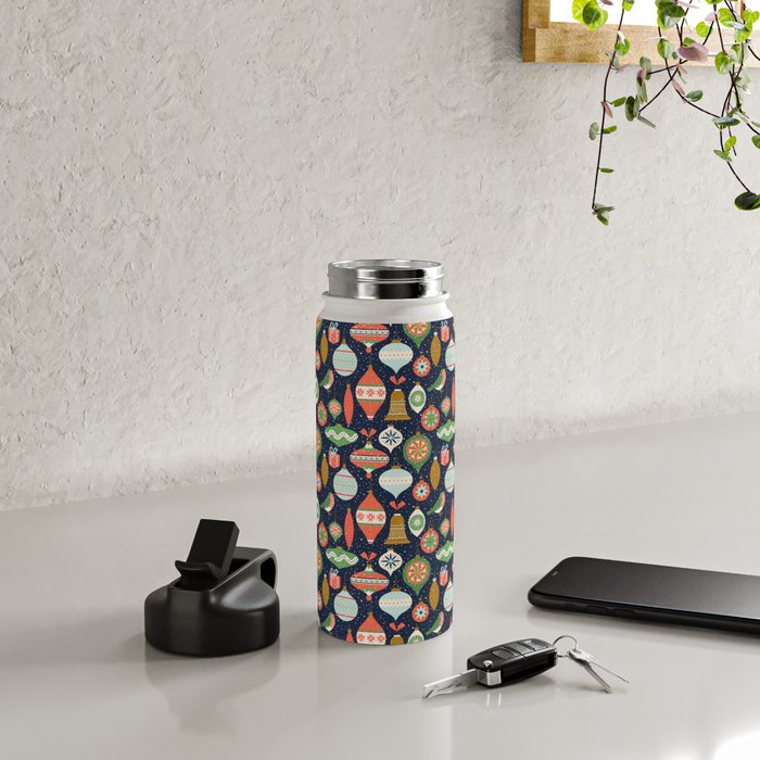 Merry Christmas Decor Water Bottle Gallery Image 4