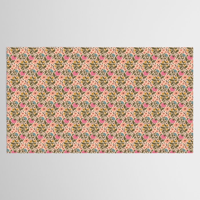 Vintage Ditsy Floral Tablecloth Gallery Image 2