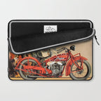 Classic Indian Roadmaster Biker Motorcycle Vintage Advertisement Poster Laptop Sleeve Gallery Image 2
