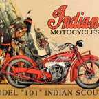 Classic Indian Roadmaster Biker Motorcycle Vintage Advertisement Poster Coffee Mug Gallery Image 2