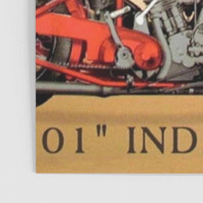 Classic Indian Roadmaster Biker Motorcycle Vintage Advertisement Poster Poster Gallery Image 3