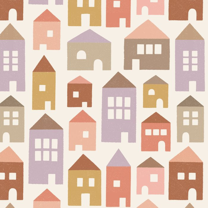 Happy Houses - Earth Tones Coffee Mug Gallery Image 2