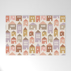 Happy Houses - Earth Tones Welcome Mat Gallery Image 1