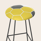 Yellow Honeycomb Stool Gallery Image 2