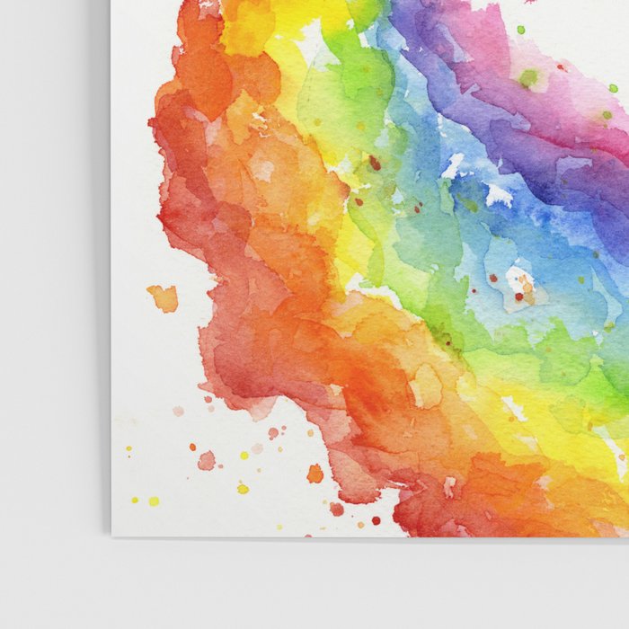 Rainbow Baby Elephant Poster Gallery Image 3