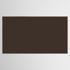 Mocha Brown Solid Color Tablecloth Gallery Image 2