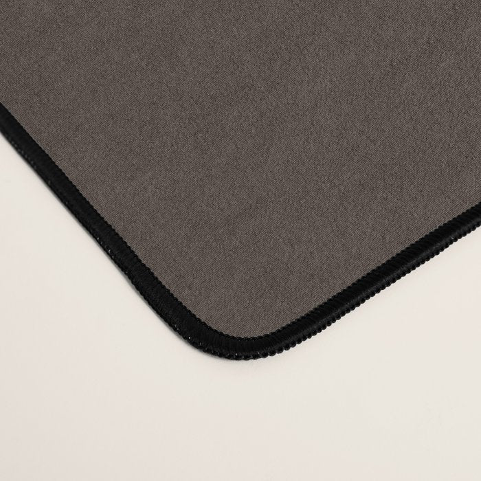 Mocha Brown Solid Color Desk Mat Gallery Image 4