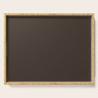 Mocha Brown Solid Color Serving Tray Gallery Image 1
