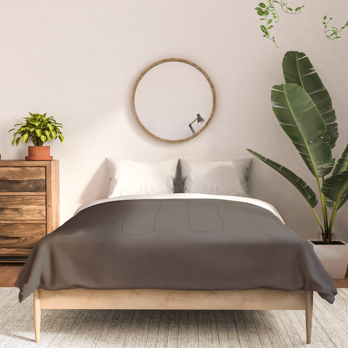 Mocha Brown Solid Color Comforter Gallery Image 3