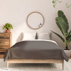Mocha Brown Solid Color Comforter Gallery Image 3